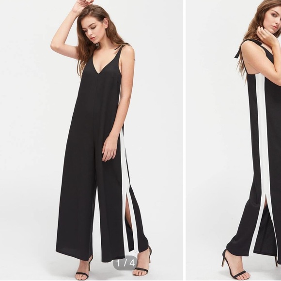 Wide Leg Jumpsuit - Picture 1 of 3